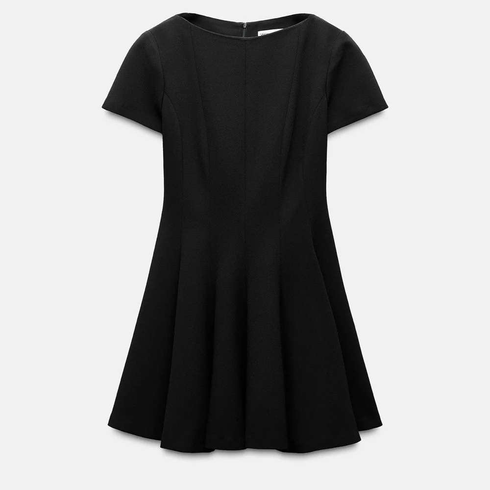 Zara - Godet Mini Dress - ZW Collection NWT